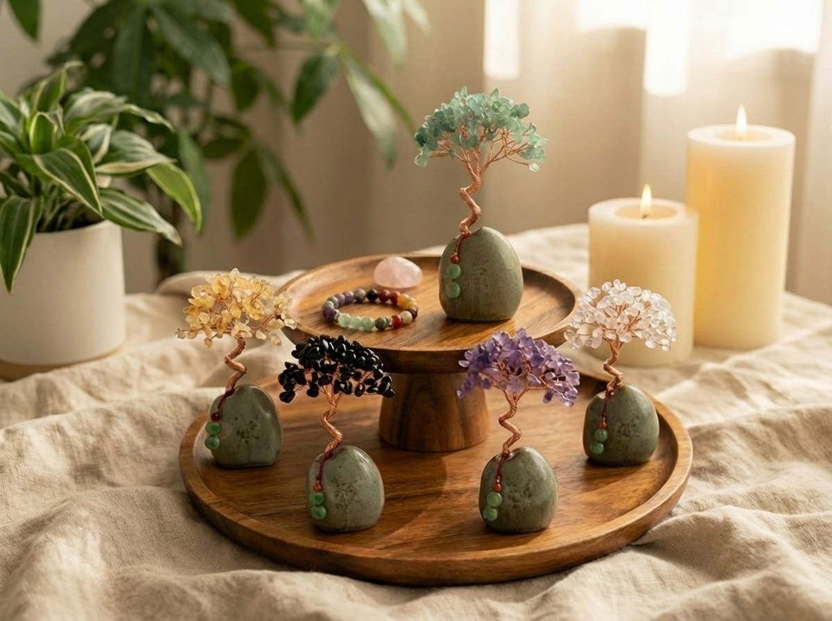 Beautiful crystal gem tree